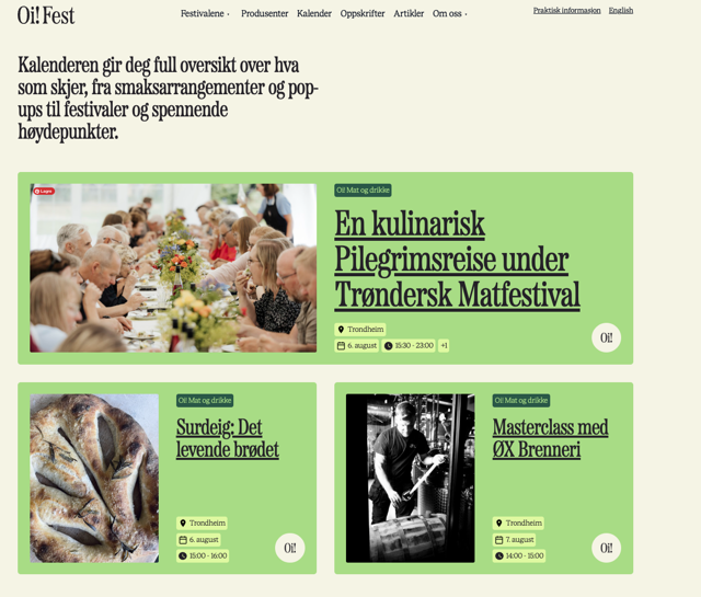 OI!Fest kalender